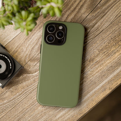 Olive Tough Cell Phone Case Matte or Glossy Protective Case iPhone Samsung