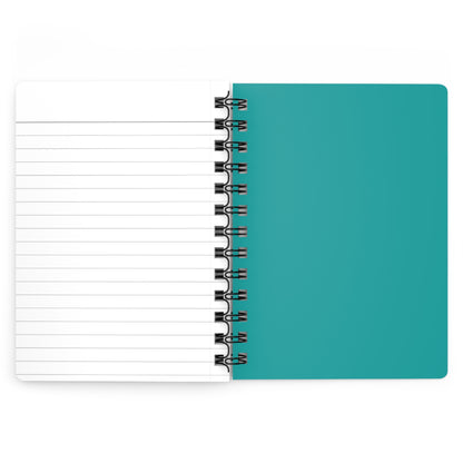 Deep Aqua Spiral Lined Notebook 150 Page Journal | Coordinated Collection