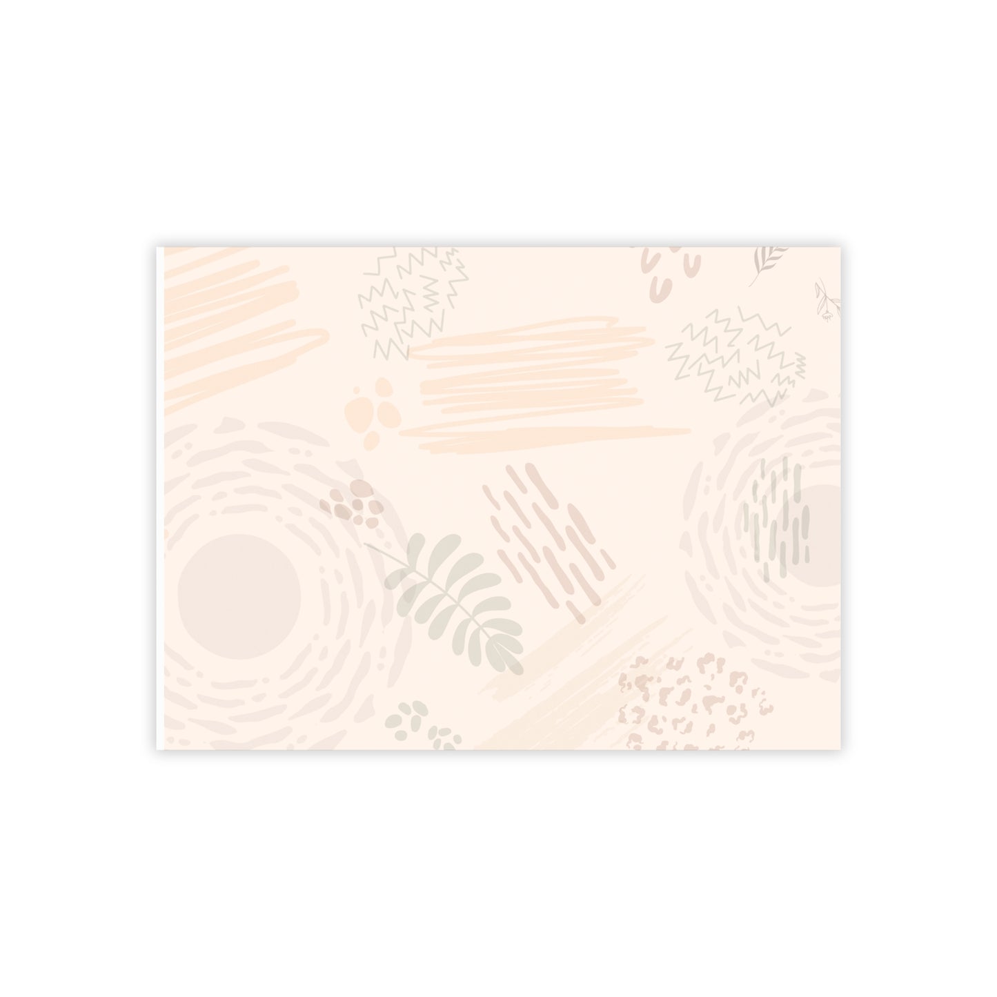 Neutral Flow Sticky Notes Abstract Neutral Post It Notes (7 Sizes)