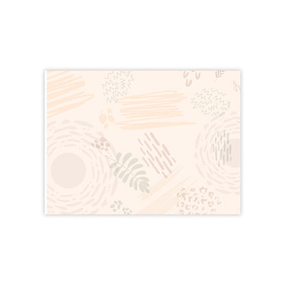 Neutral Flow Sticky Notes Abstract Neutral Post It Notes (7 Sizes)