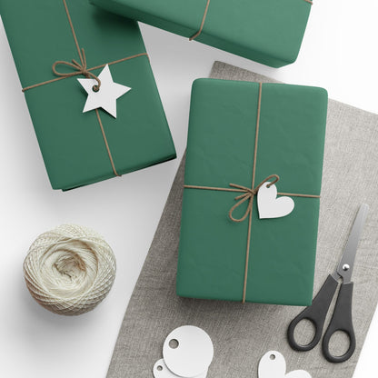 Leaf Green Wrapping Paper Matte or Glossy Gift Wrap 3 Sizes Fine Art Paper