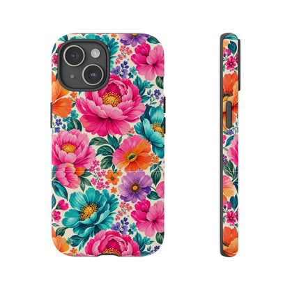 Dreamy Floral Tough Phone Case iPhone Samsung Floral Phone Cover