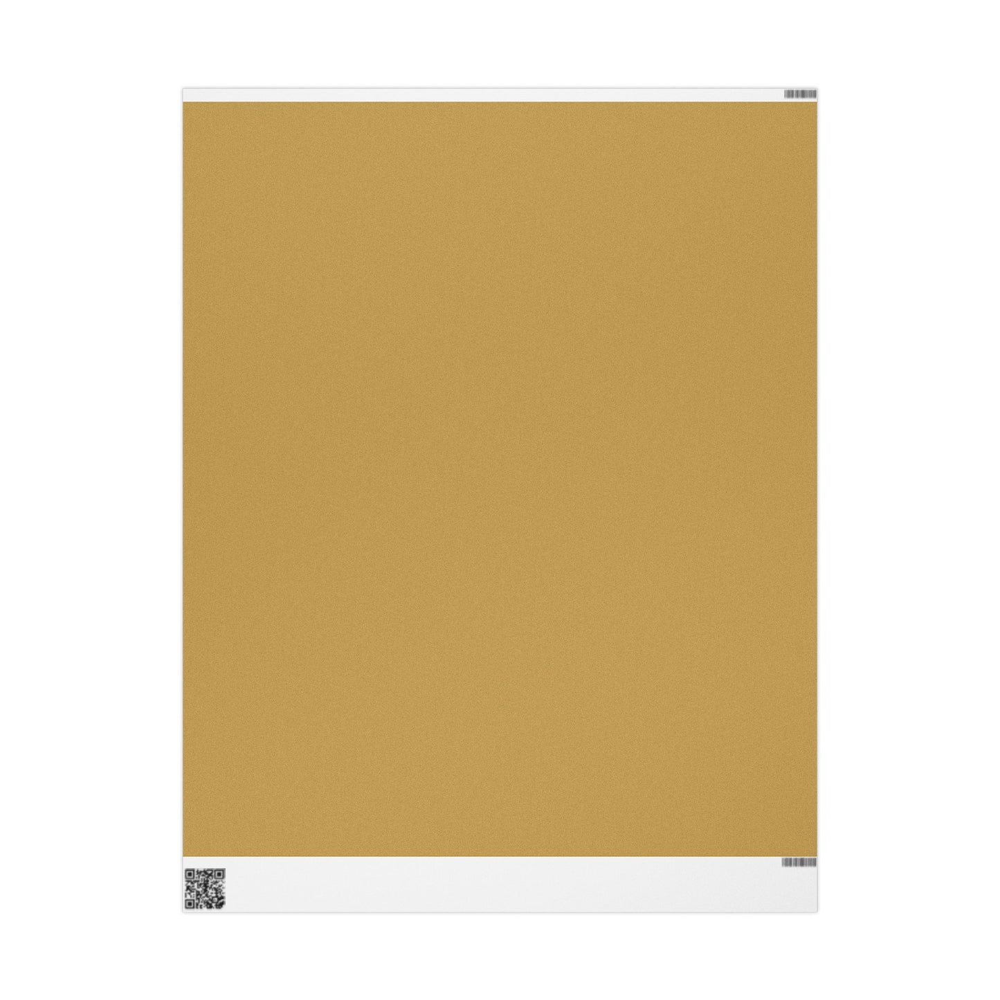 Muted Gold Wrapping Paper Matte or Glossy Gift Wrap 3 Sizes Fine Art Paper