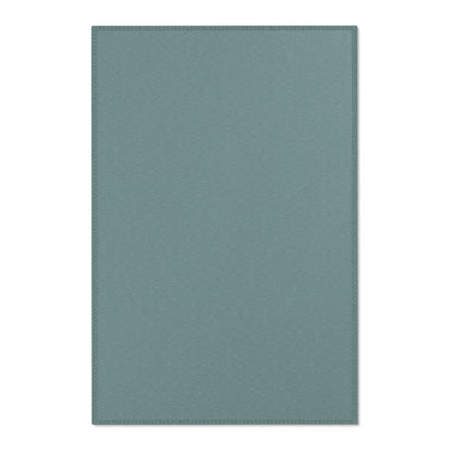 Dusty Blue Rug 24 x 36 Solid Color Accent Rug Modern Home Decor