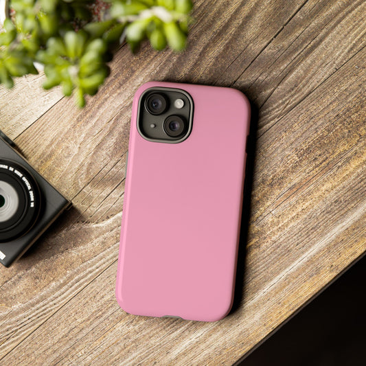 Light Pink Tough Cell Phone Case Matte or Glossy Protective Case iPhone Samsung