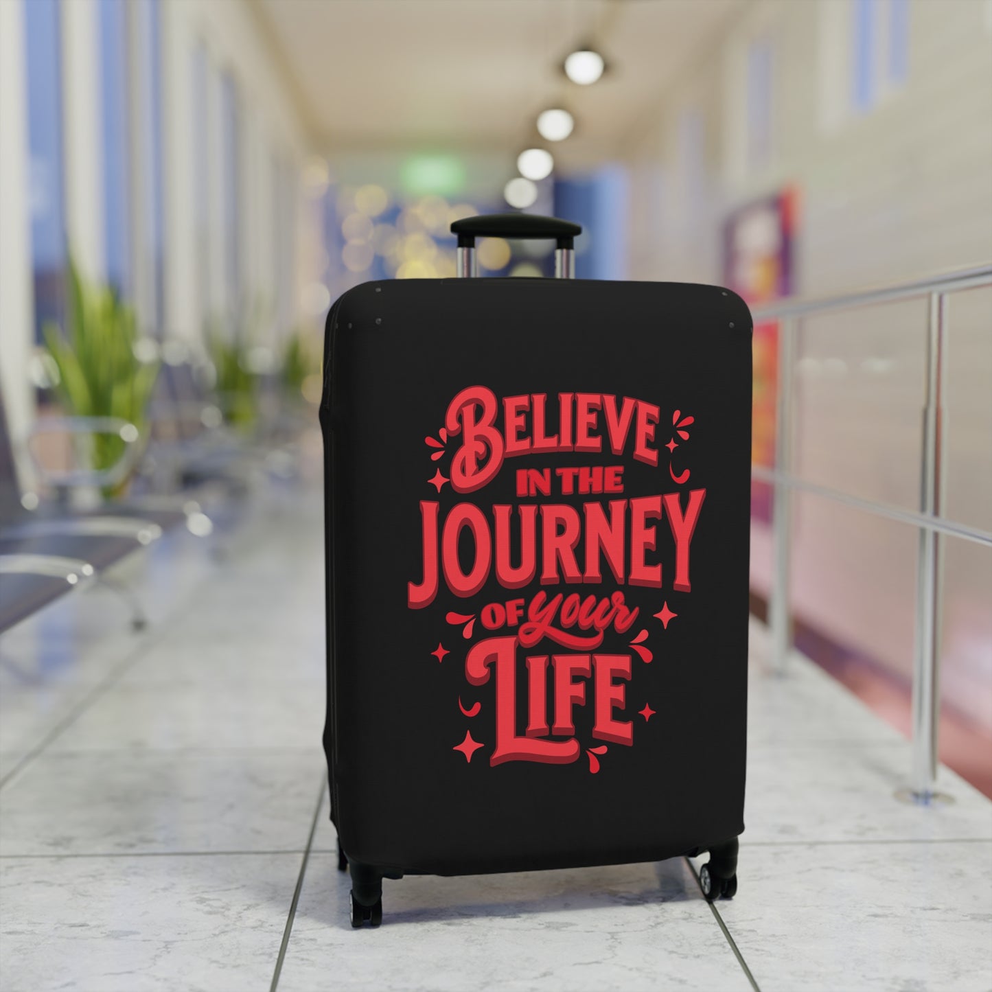 Believe In The Journey Luggage Cover Travel Suitcase Cover