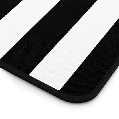 Black Stripe Desk Mat Office Desk Decor (12/18, 12/22, 16/32)