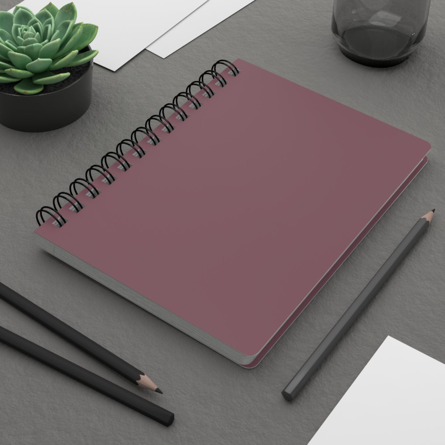 Mauve Spiral Lined Notebook 150 Page Journal | Coordinated Collection
