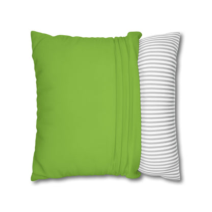 Muted Lime Canvas Pillow Cover 20x20