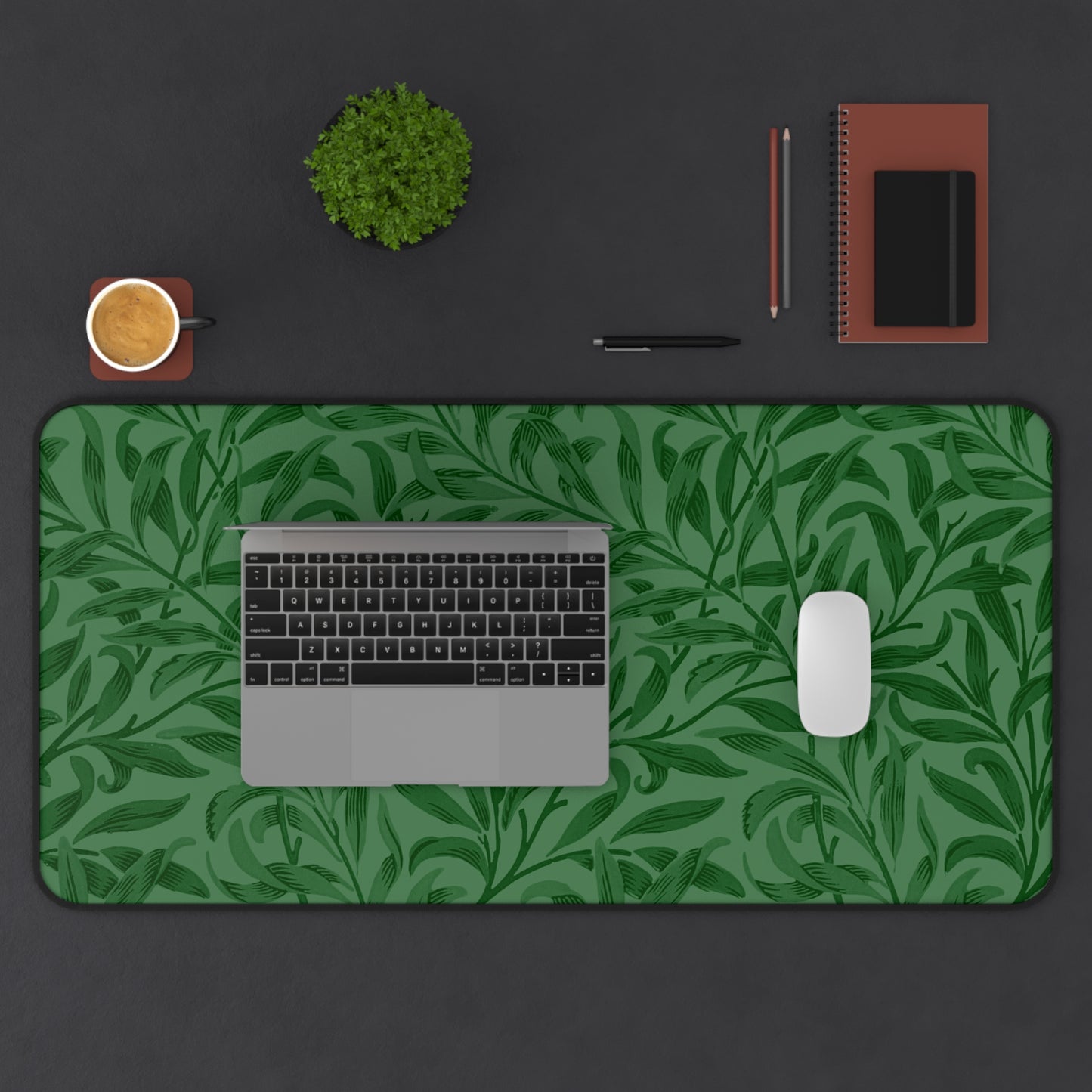 Green Leaf "Leaves" Desk Pad