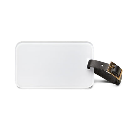 White Luggage Tag Acrylic Travel Tag