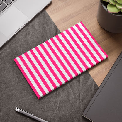 Pink Stripe Sticky Notes (7 Sizes)