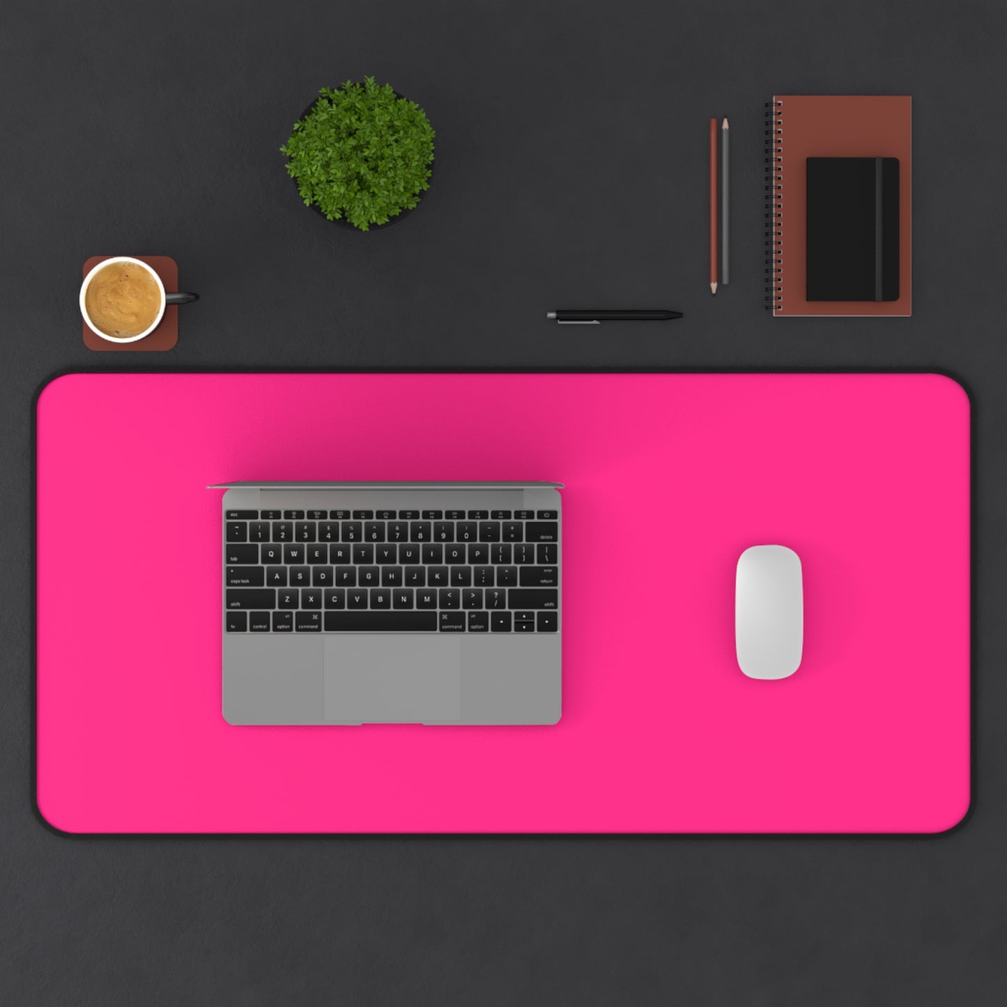 Pink Desk Mat Color Coordinated Collection (12x18, 12x22, 16x32)