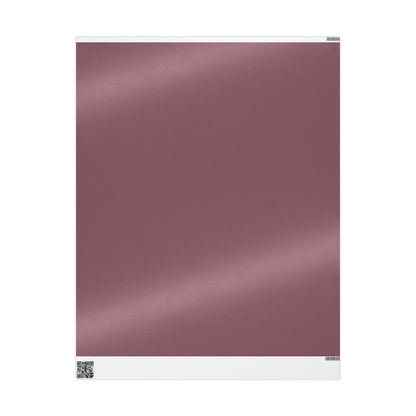 Mauve Wrapping Paper Matte or Glossy Gift Wrap 3 Sizes Fine Art Paper