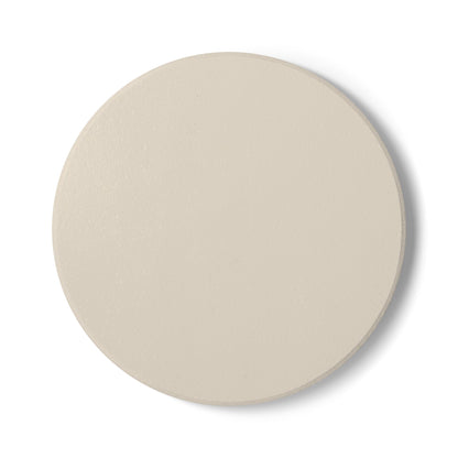 Latte Cream Ceramic Coaster Round or Square | Coordinated Collection