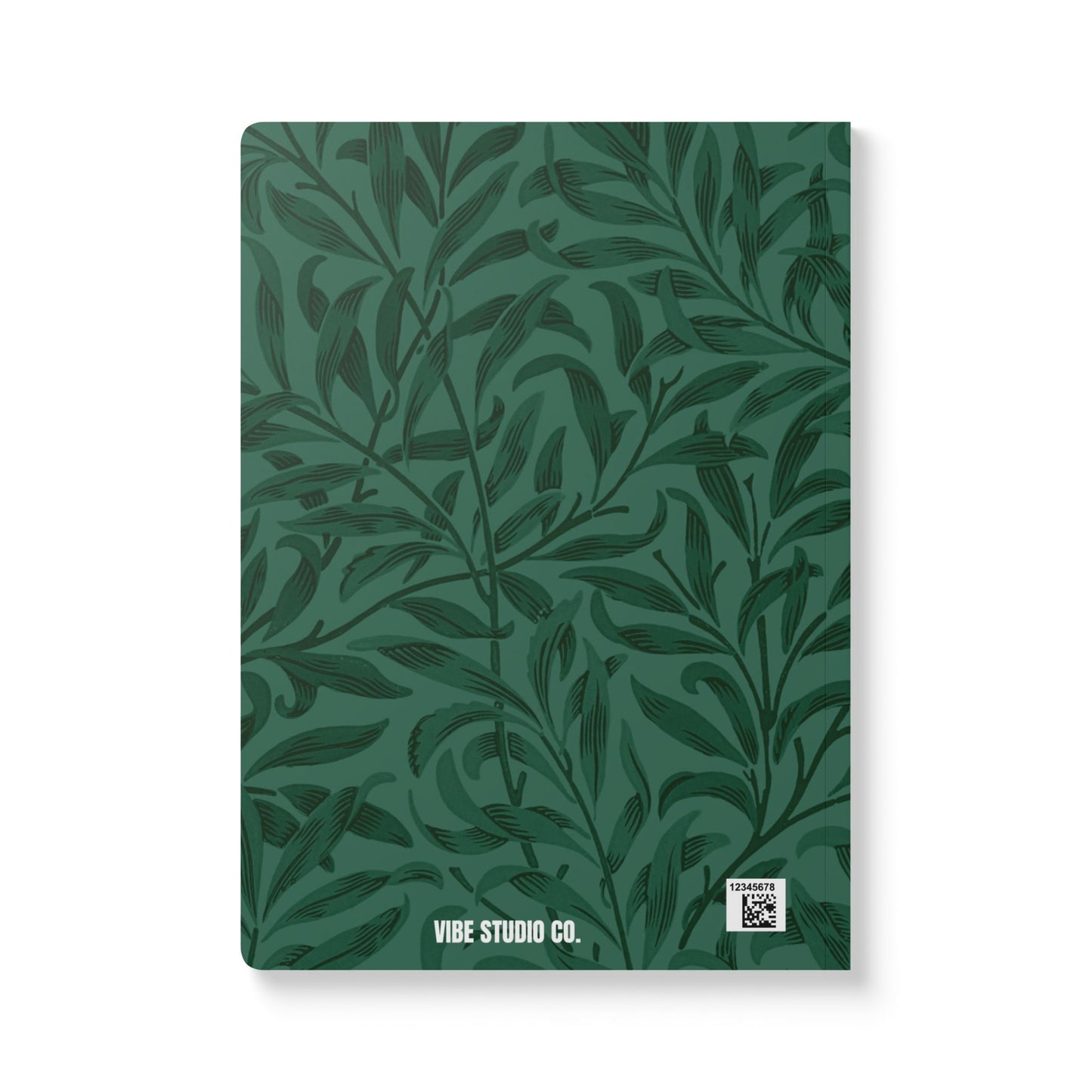 Leaf Green Leaves A5 Lined Journal Minimal Botanical Notebook | Coordinated Collection