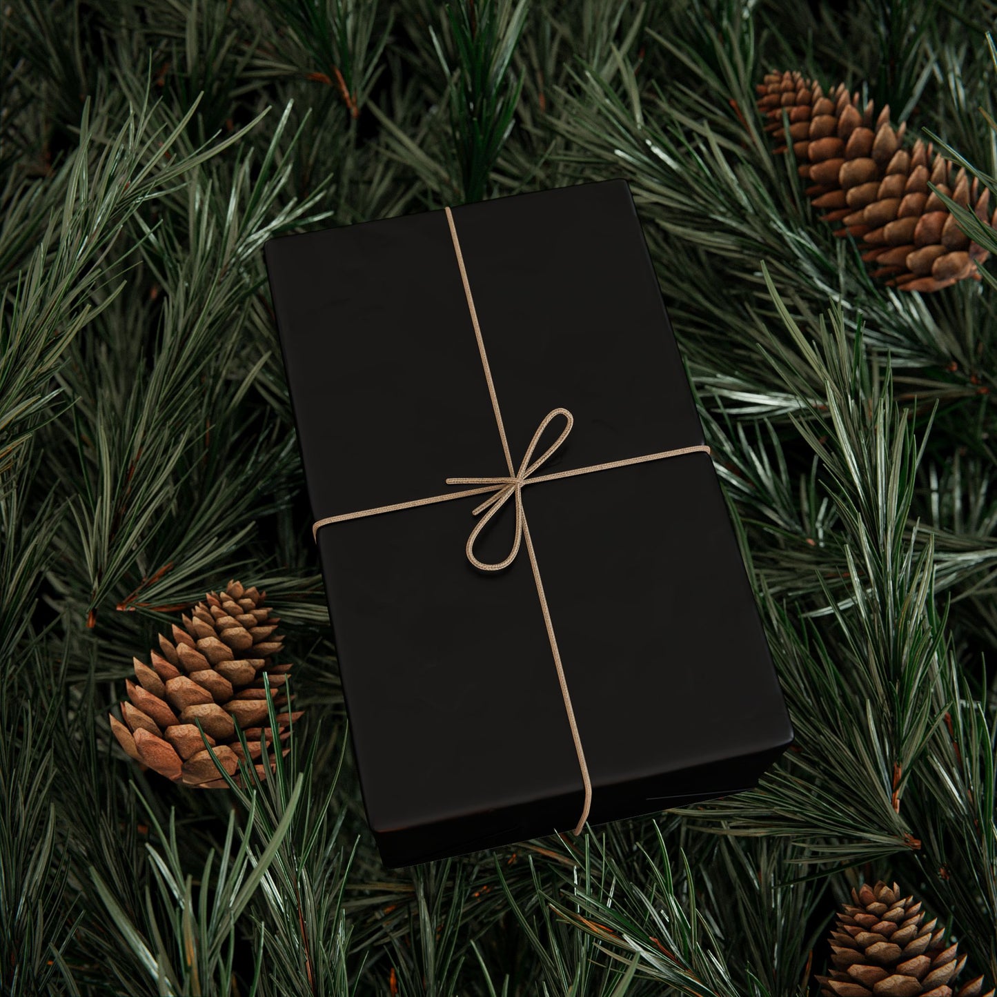 Black Wrapping Paper Matte or Glossy Gift Wrap 3 Sizes Fine Art Paper