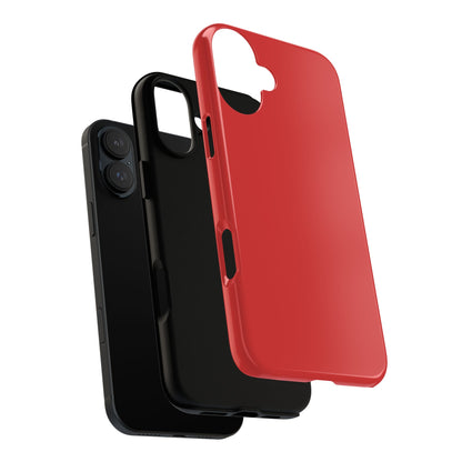 True Red Tough Cell Phone Case Matte or Glossy Protective Case iPhone Samsung