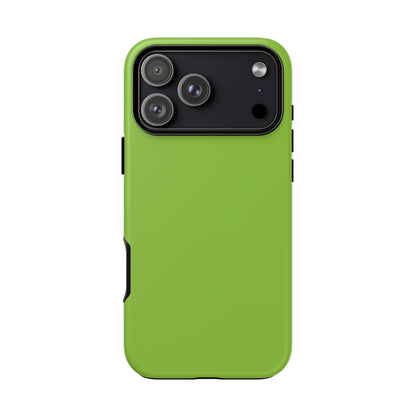 Muted Lime Tough Cell Phone Case Matte or Glossy Protective Case iPhone Samsung