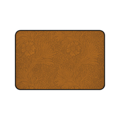 Saddle Tan Floral Desk Mat (12x18, 12x22, 16x32)