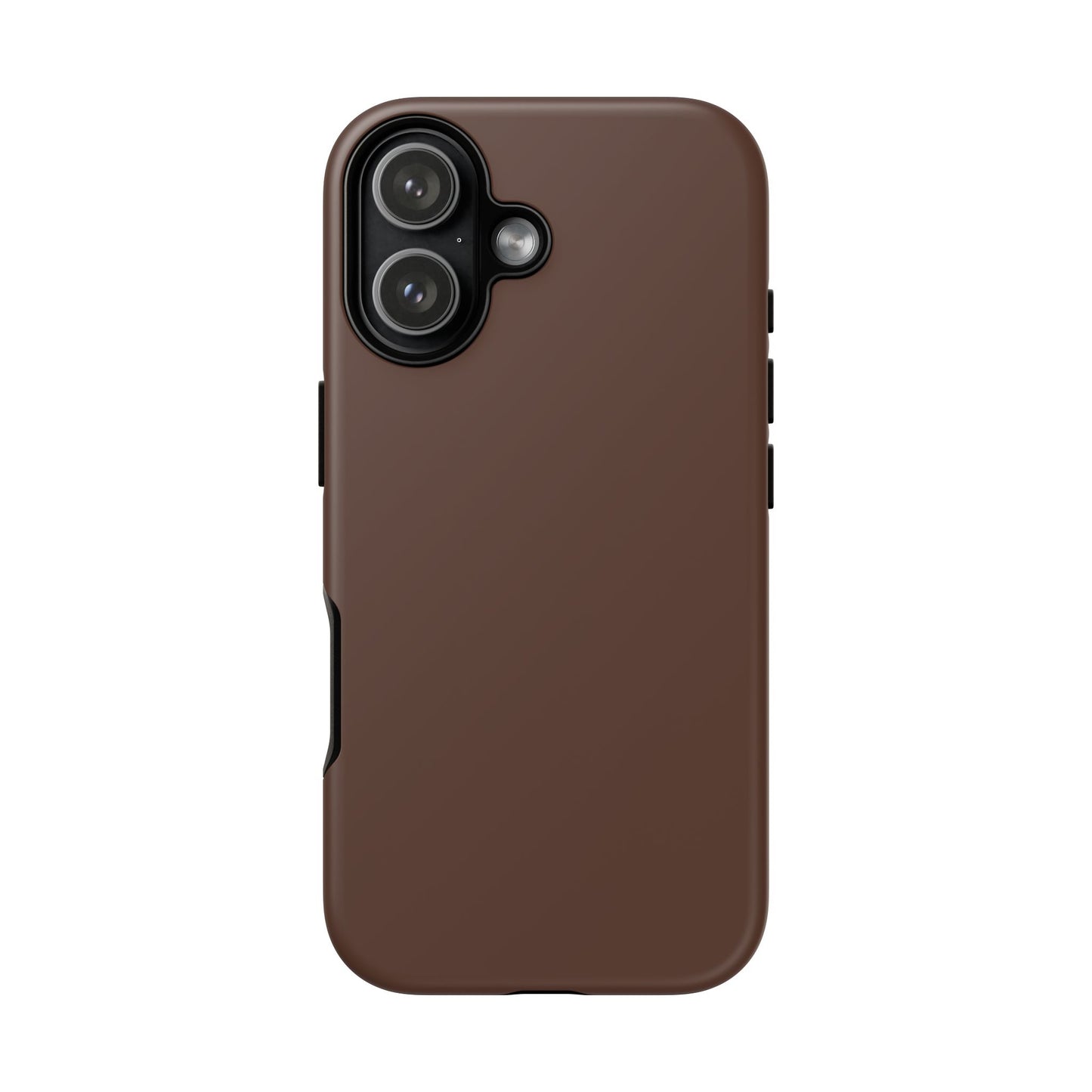 Chocolate Brown Tough Cell Phone Case Matte or Glossy Protective Case iPhone Samsung