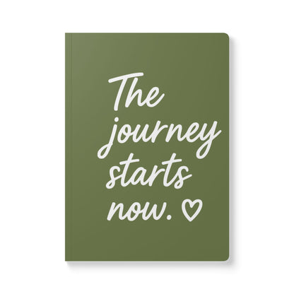 Olive The Journey Starts Now A5 Lined Journal