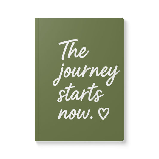 Olive The Journey Starts Now A5 Lined Journal