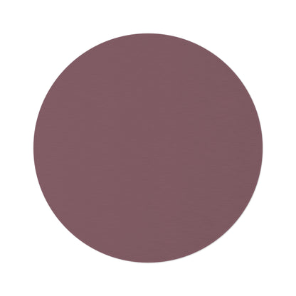 Mauve Coordinated Round Rug 60 Inch Floor Rug Minimal Home Decor Living Room Rug