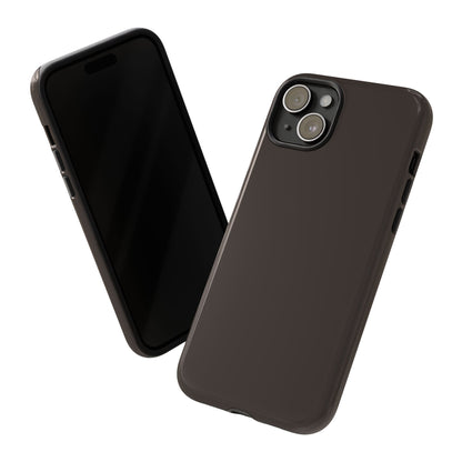Muted Charcoal Tough Cell Phone Case Matte or Glossy Protective Case iPhone Samsung