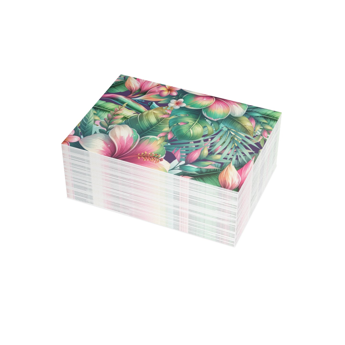 Paradise in Full Bloom Postcard Tropical Floral Botanical Postcards (30, 40 or 50)