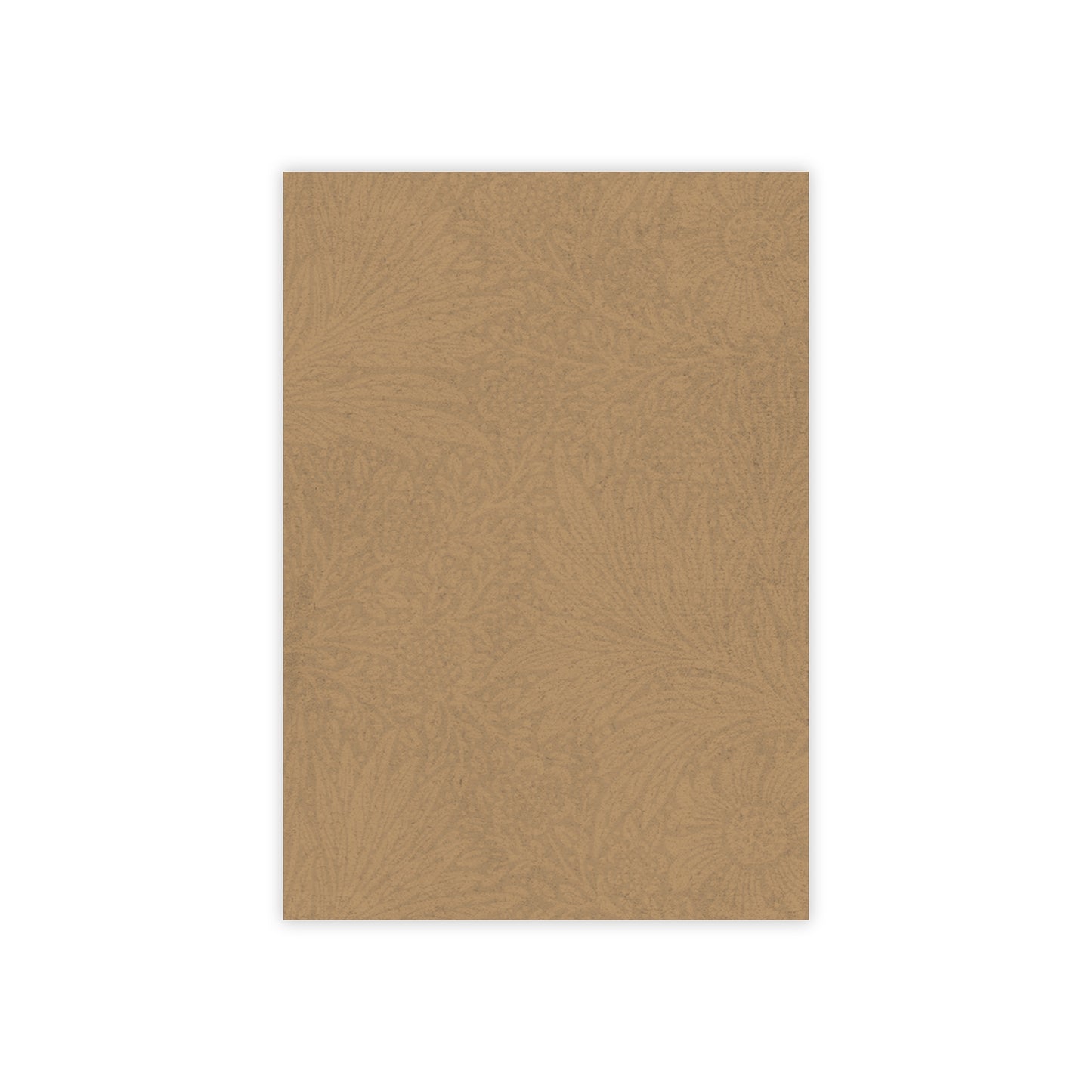 Saddle Tan Floral Weave Sticky Notes Botanical Floral Post It Notes (7 Sizes)