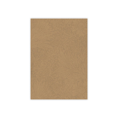 Saddle Tan Floral Weave Sticky Notes Botanical Floral Post It Notes (7 Sizes)