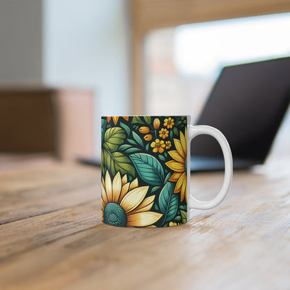 Sunflower Grove Mug