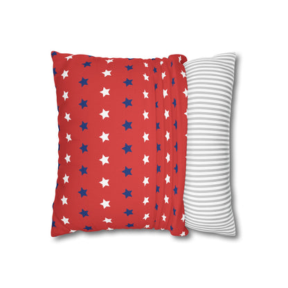 Red, White and Blue Stars Pillow Cover 14x14