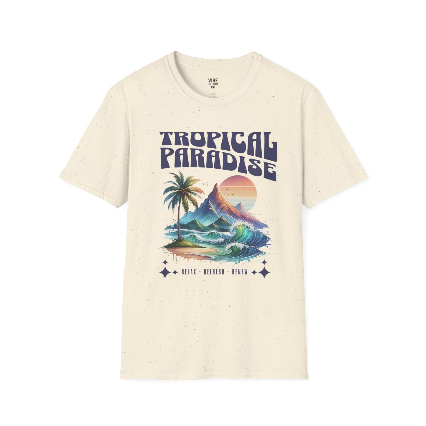 Tropical Paradise Gildan 64000 T Shirt