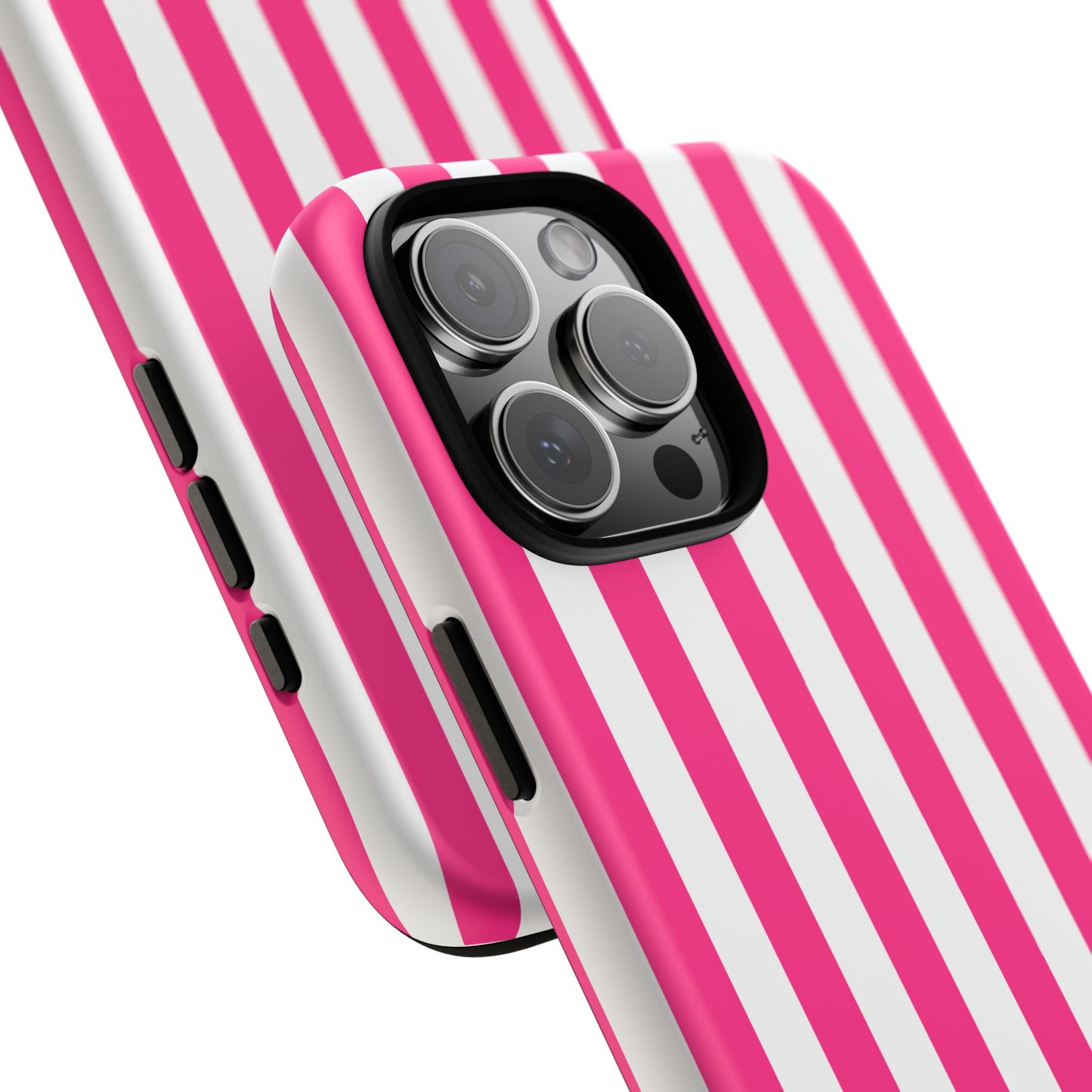 Pink Stripe Tough Phone Case for iphone or Samsung
