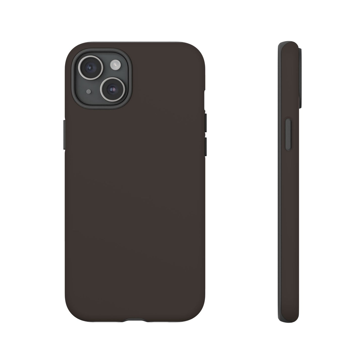 Muted Charcoal Tough Cell Phone Case Matte or Glossy Protective Case iPhone Samsung