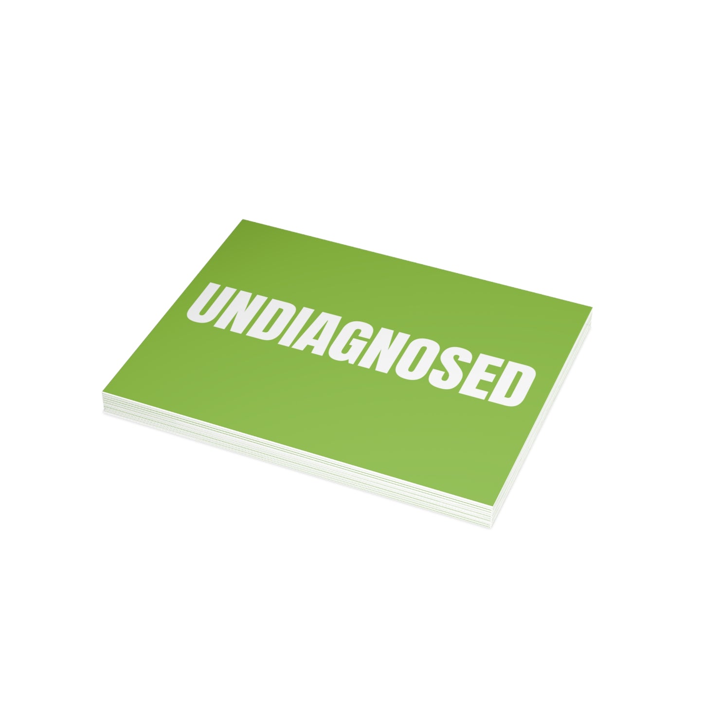 Muted Lime Postcard Set Pack of 10, 30 or 50 w/ Envelopes | Coordinated Collection