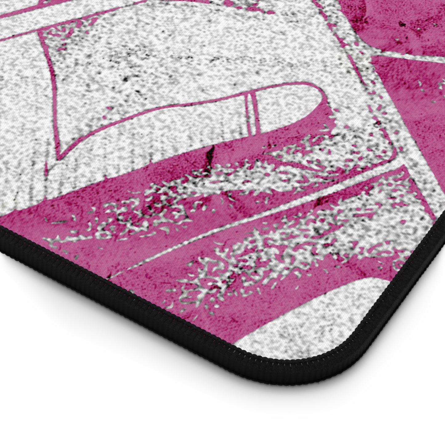 Monstera Leaf Lilac Wine Desk Pad