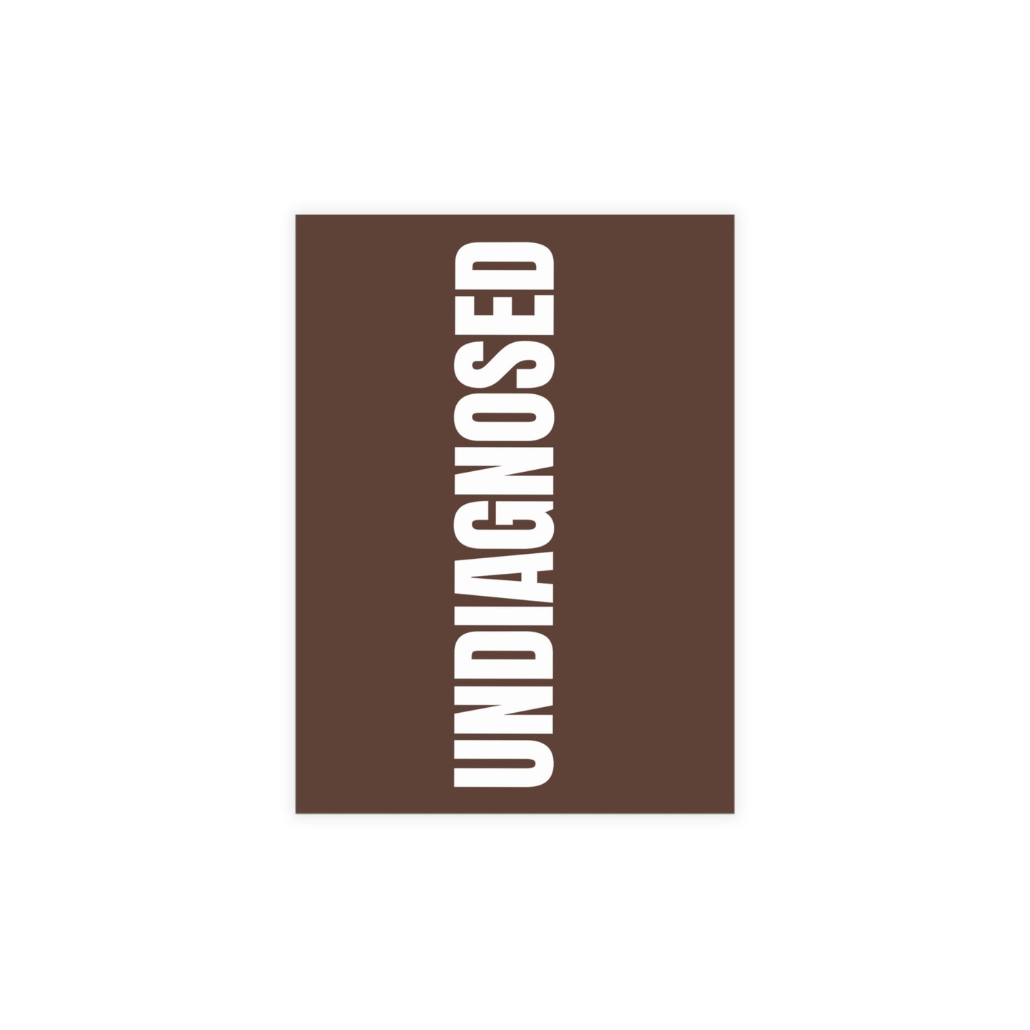 Chocolate Brown Postcard Set Pack of 10, 30 or 50 w/ Envelopes | Coordinated Collection