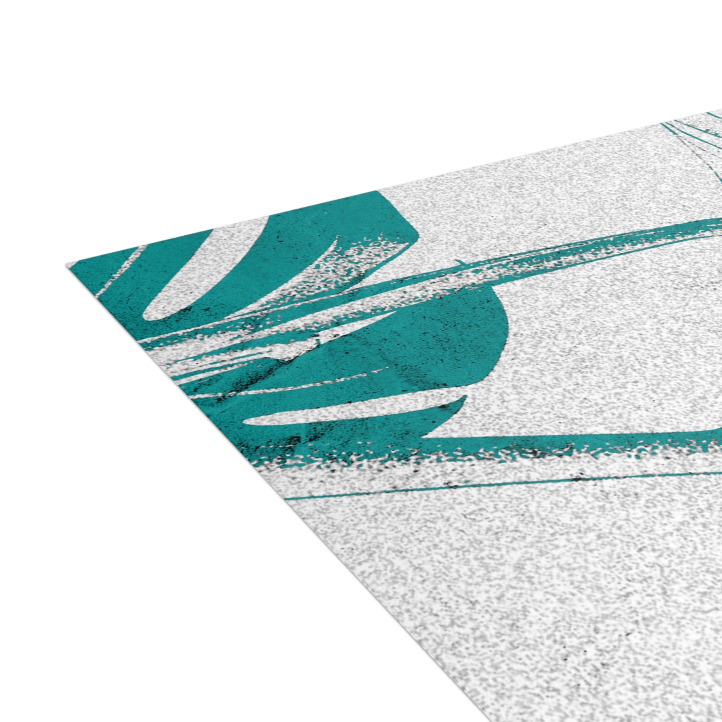 Monstera Leaf Deep Aqua Postcards