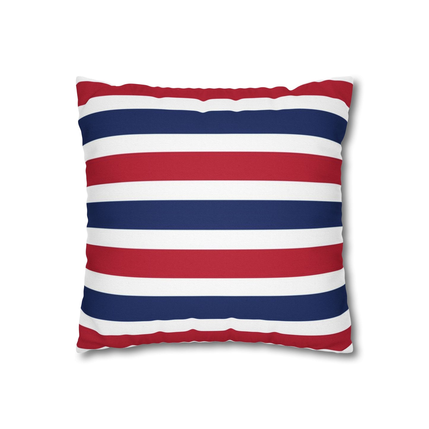 Red, White and Blue Stripe Pillow Cover 14x14