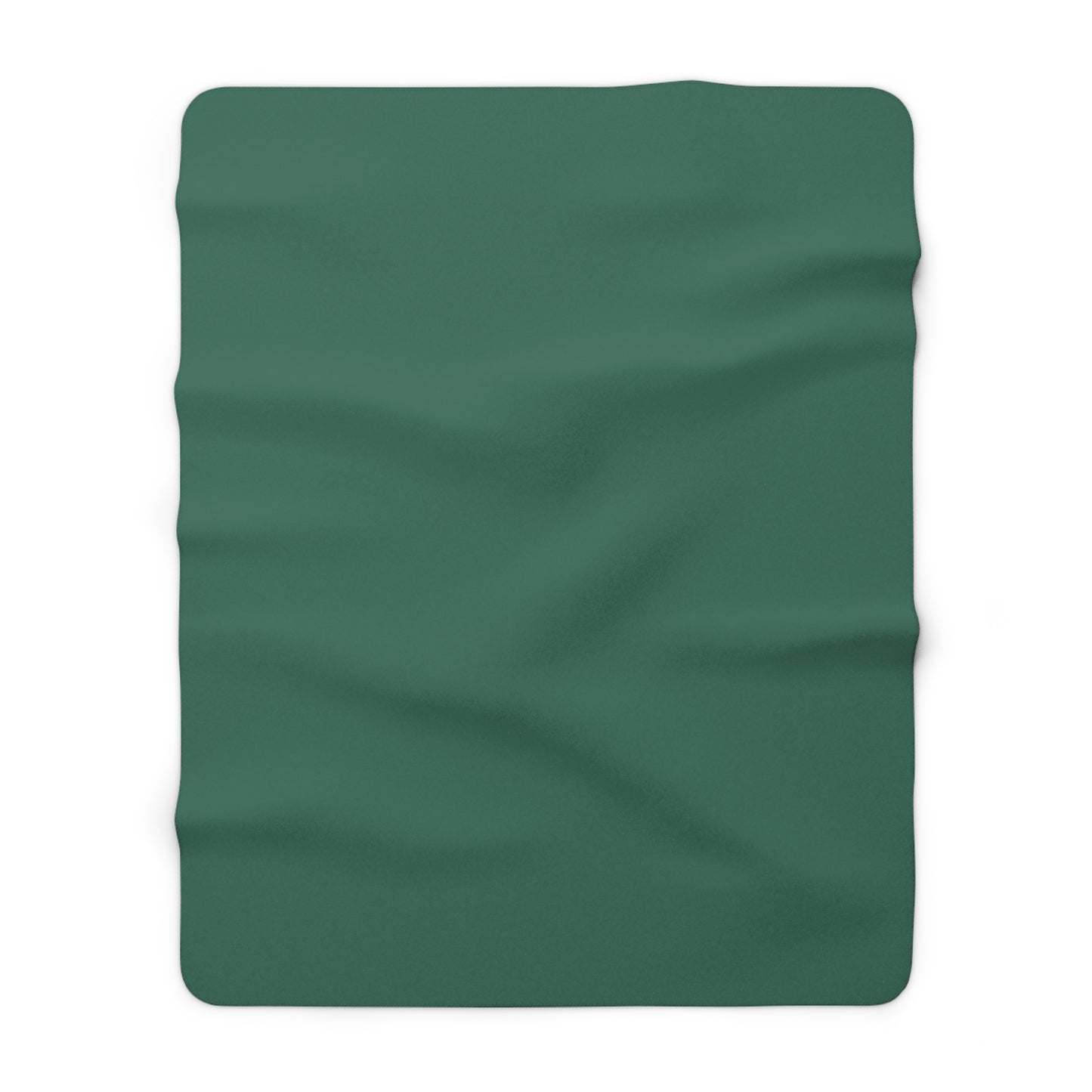 Leaf Green Sherpa Fleece Blanket Cozy Plush Throw 3 Sizes Soft Warm Blanket