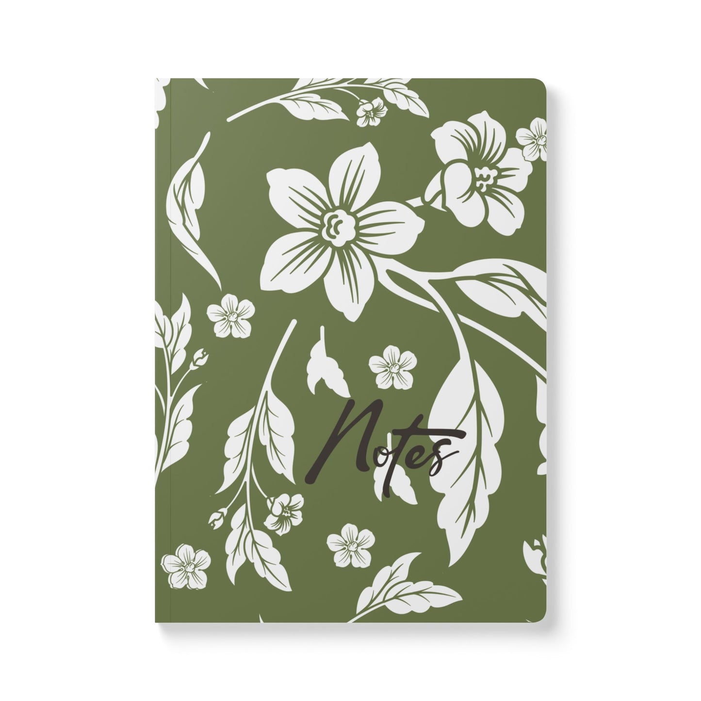 Olive Floral A5 Lined Journal Coordinated Collection