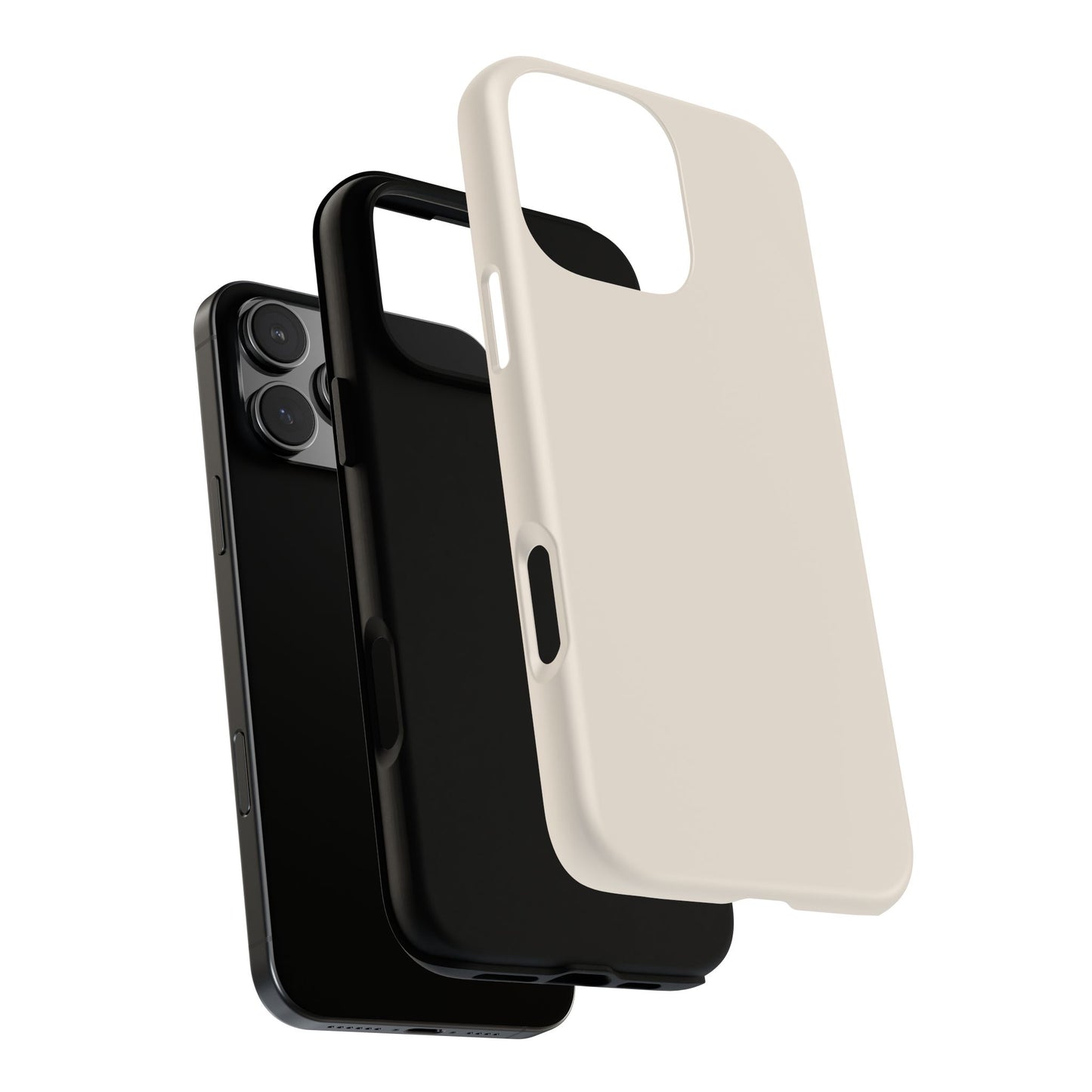 Latte Cream Tough Cell Phone Case Matte or Glossy Protective Case iPhone Samsung