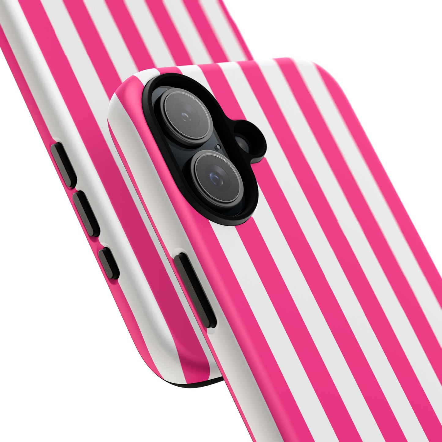 Pink Stripe Tough Phone Case for iphone or Samsung