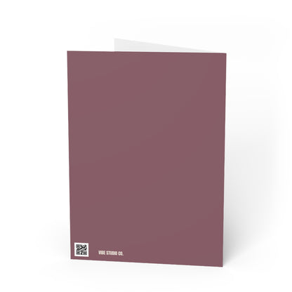 Mauve Note Card Color Coordinated Collection