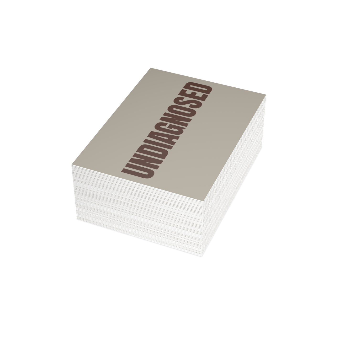 Warm Stone Postcard Set Pack of 10, 30 or 50 w/ Envelopes | Coordinated Collection