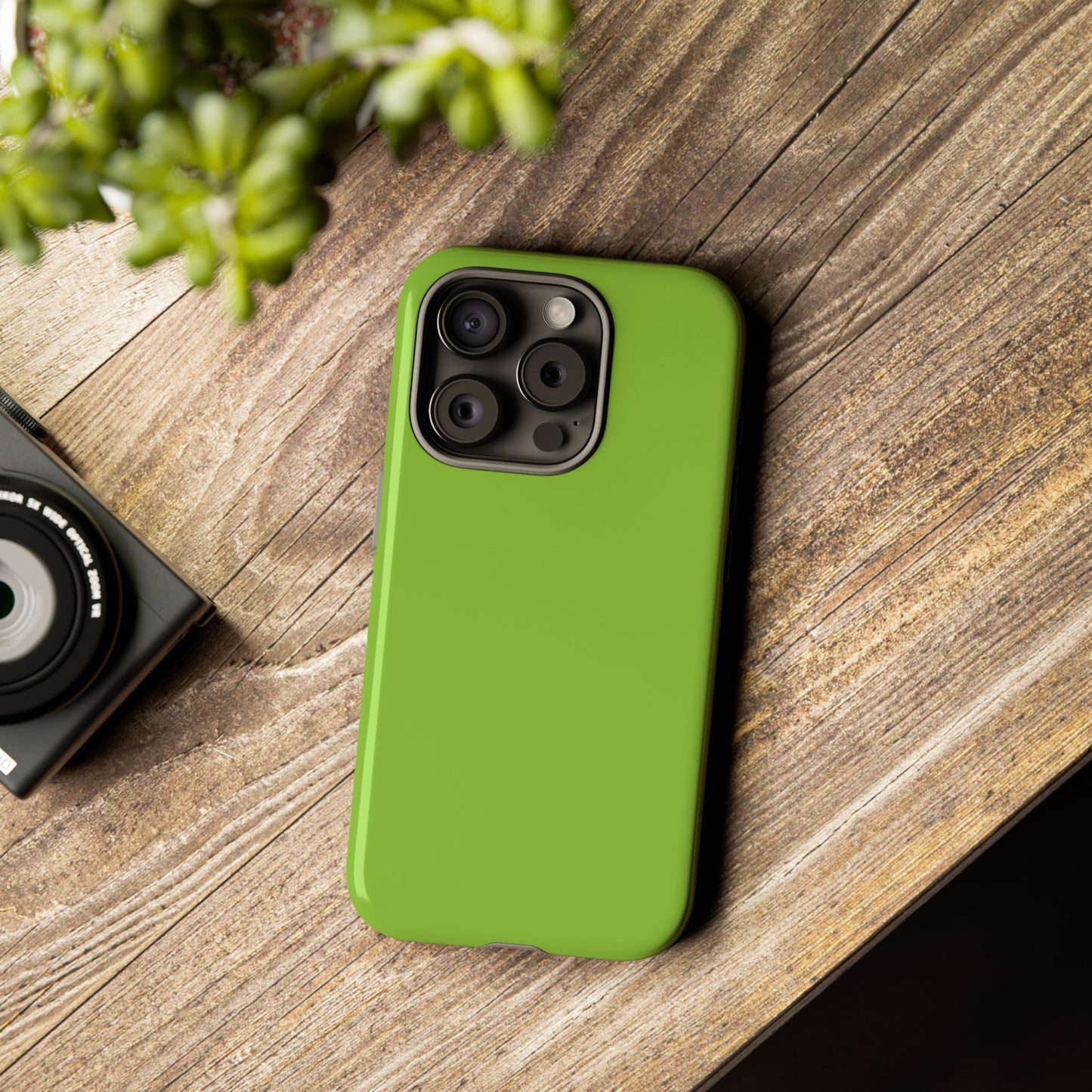 Muted Lime Tough Cell Phone Case Matte or Glossy Protective Case iPhone Samsung