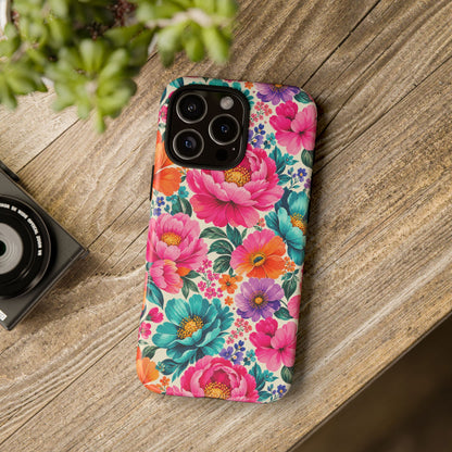 Dreamy Floral Tough Phone Case iPhone Samsung Floral Phone Cover